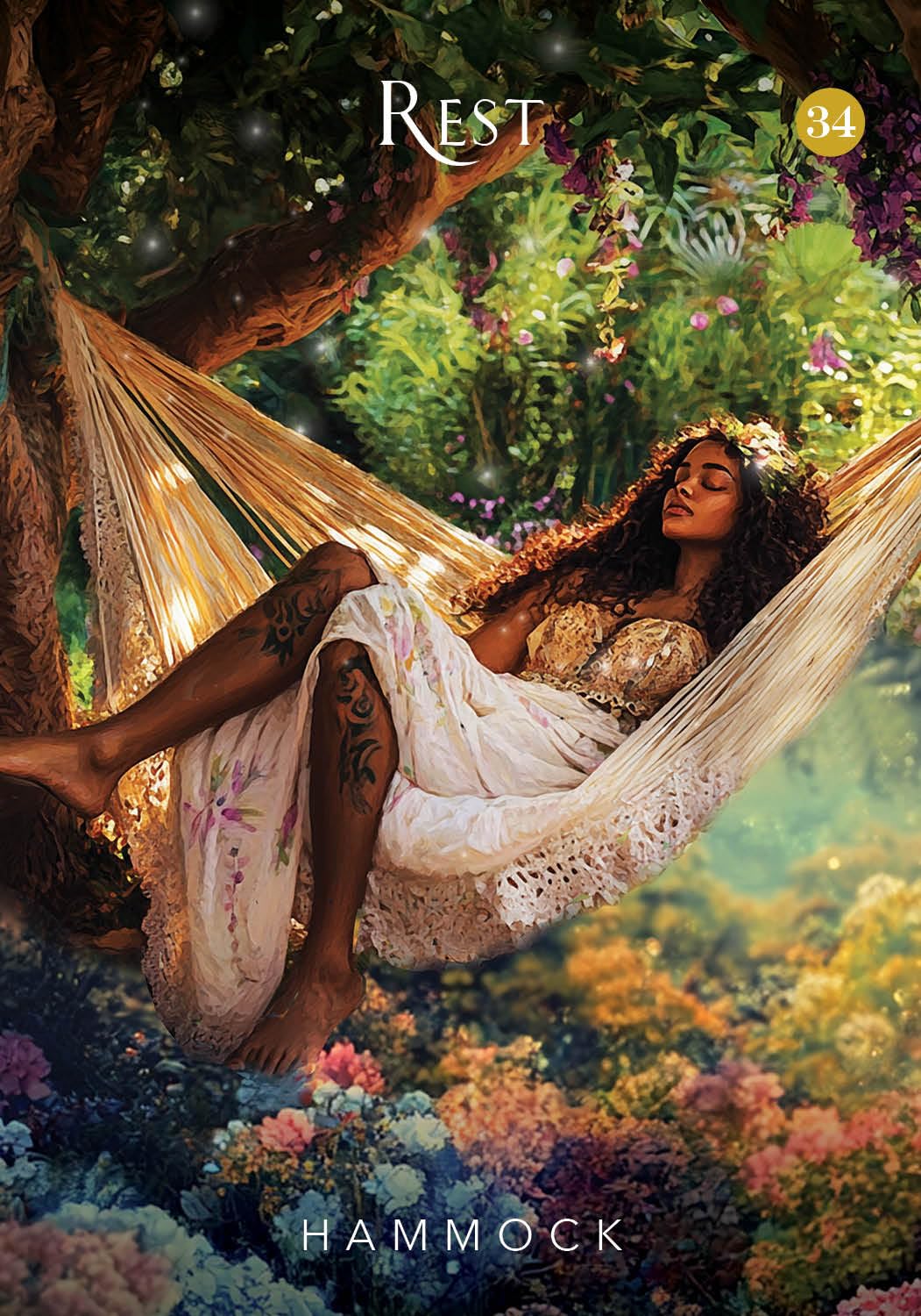 The Mystical garden oracle deck by Denise Linn. Published by Hay House,  available at Oneness Emporium 