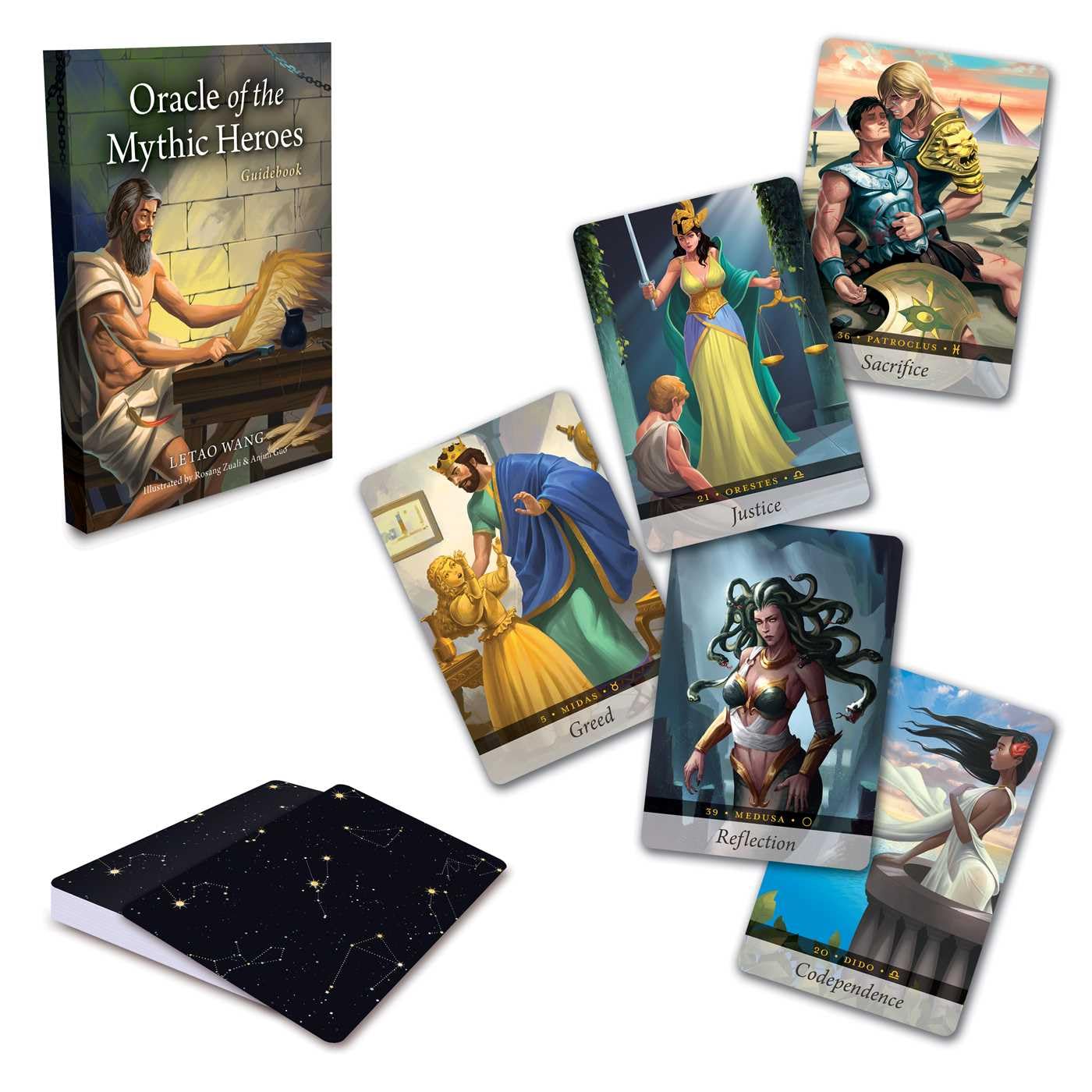 Oracle of the Mythic Heroes: 40 cards & 256pp guidebook