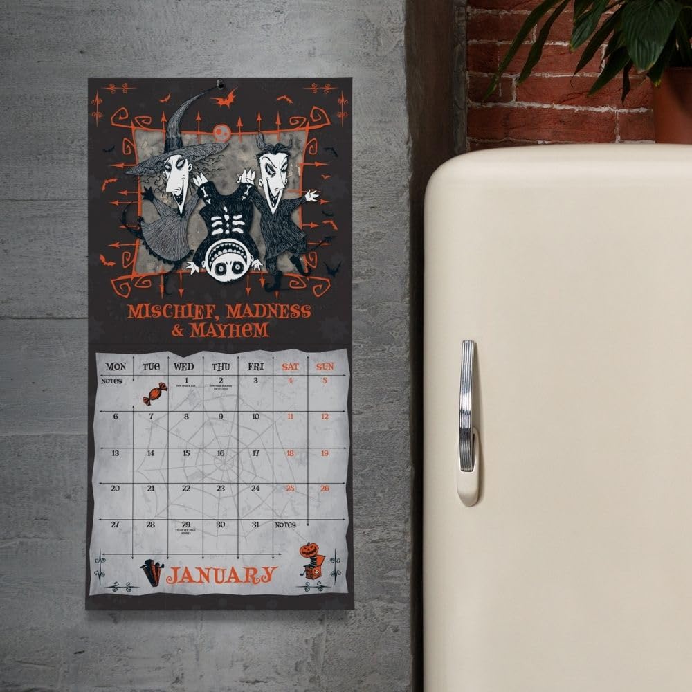 2025 Calendar The Nightmare Before Christmas Month to View Square Calendar Official Product