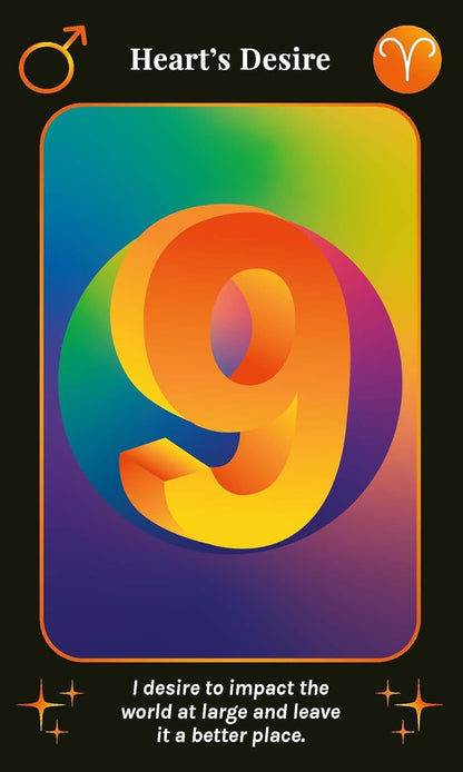 Mystic Mondays Numerology Deck with colourful number symbolism and modern oracle design