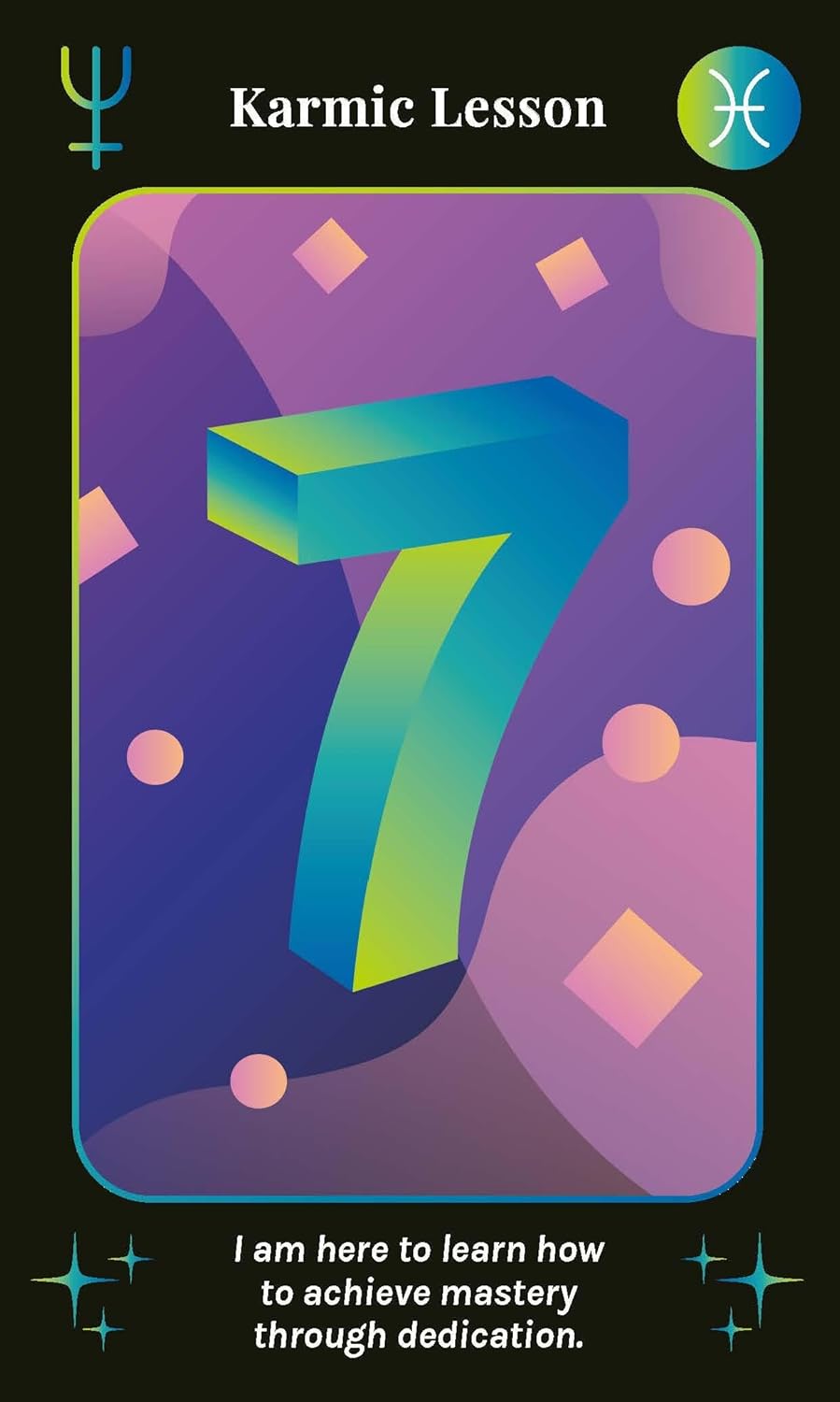 Mystic Mondays Numerology Deck with colourful number symbolism and modern oracle design