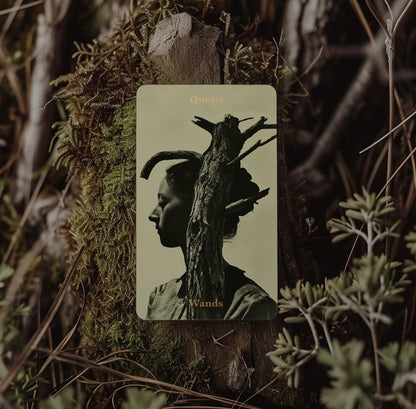 Tarot Obscuro Mini Edition indie tarot deck with black matte edges and metal storage tin.