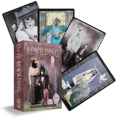 The Oracle of Rewilding: Pathways to Renewing Our Kinship with All Things (44 Full-Color Cards and 176-Page Guidebook) - Oneness emporium