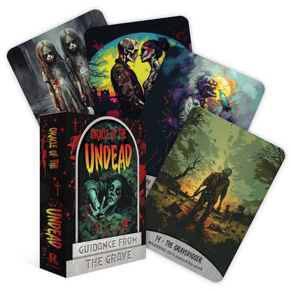 Oracle of the Undead deck by Corpse of Kay featuring zombie-themed oracle cards and guidebook.