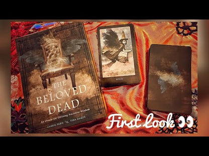 YouTube video showing a walkthrough of The beloved dead oracle cards by The Hermits Cave channel 