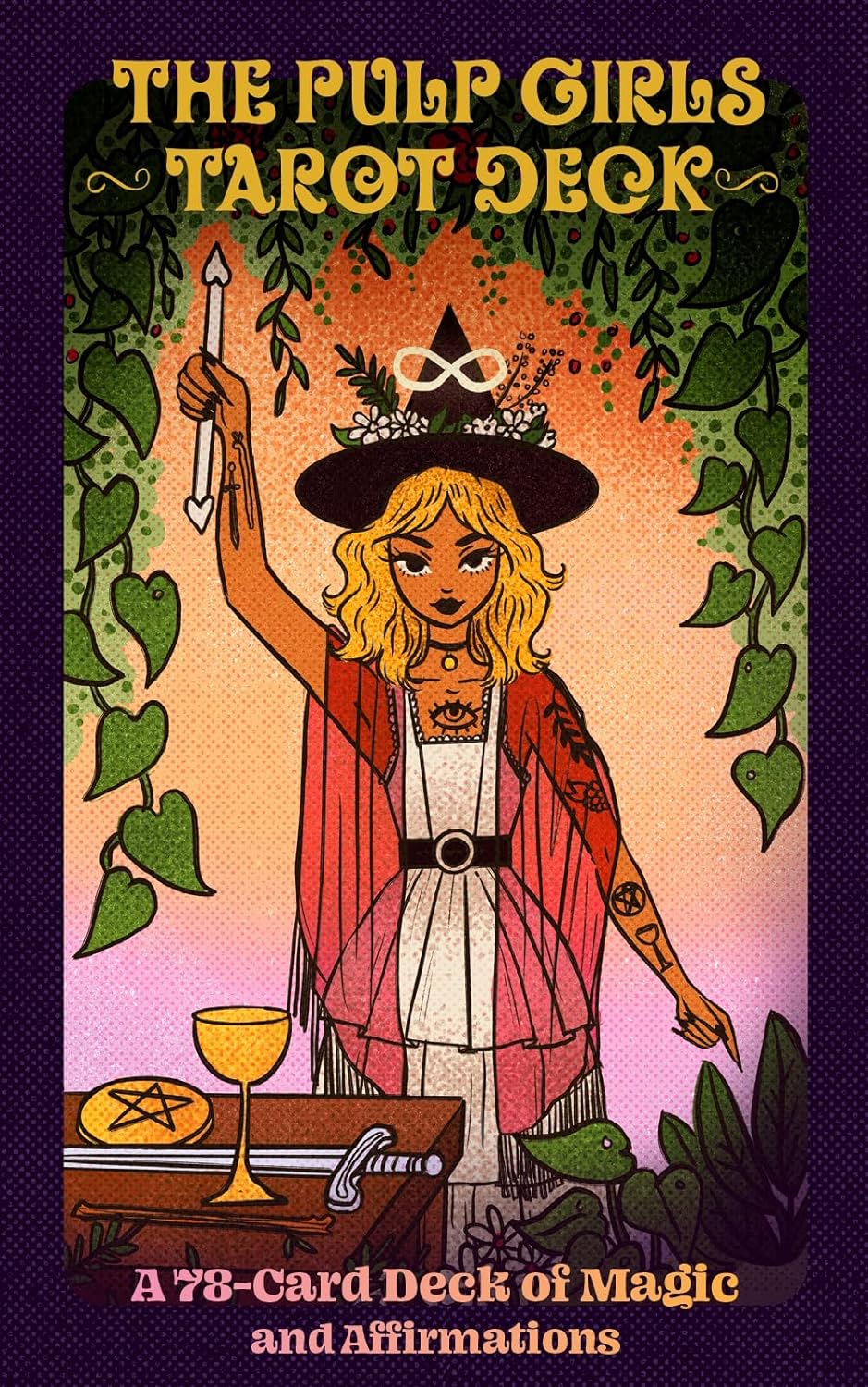 The Pulp Girls Tarot Deck: A 78-Card Deck of Magic and Affirmations