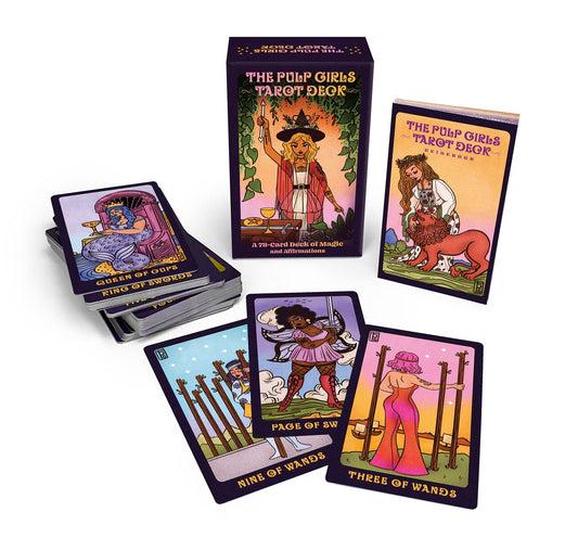 The Pulp Girls Tarot Deck: A 78-Card Deck of Magic and Affirmations