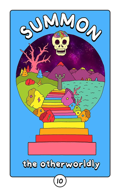 RAINBOW BRAINSKULL ORACLE DECK - Oneness emporium