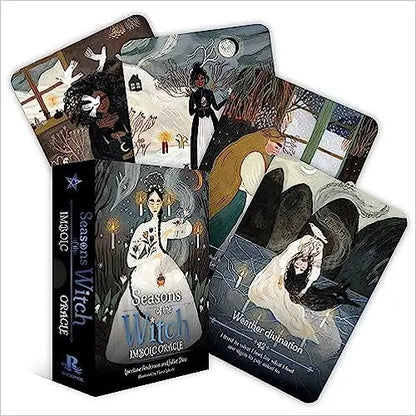Seasons of the Witch Imbolc Oracle deck with guidebook for renewal and intuitive guidance.