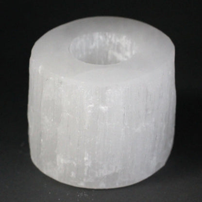 Selenite Cylinder Candle Holder - Oneness emporium