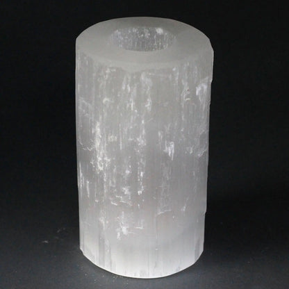 Selenite Cylinder Candle Holder - Oneness emporium