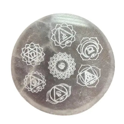 Selenite charging plates - Oneness emporium