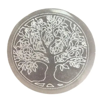 Selenite charging plates - Oneness emporium