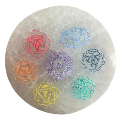 Selenite charging plates - Oneness emporium