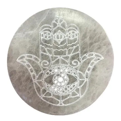 Selenite charging plates - Oneness emporium