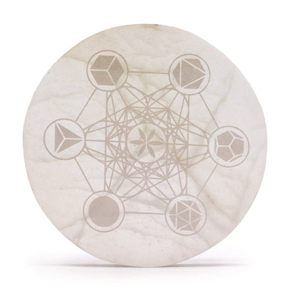 Selenite charging plates - Oneness emporium