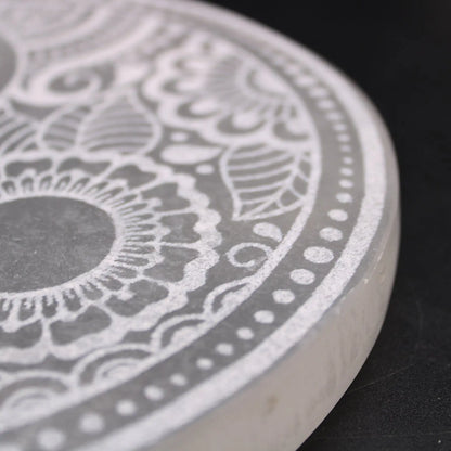 Selenite charging plates - Oneness emporium