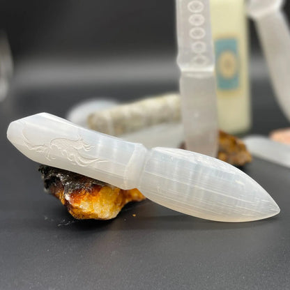 Selenite Ceremonial Knives - Oneness emporium