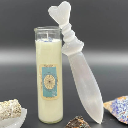 Selenite Ceremonial Knives - Oneness emporium