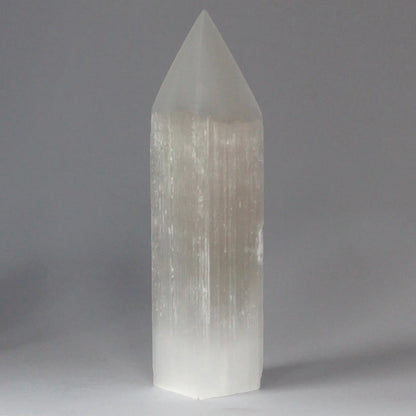 Selenite Pencil Point Tower - Oneness emporium