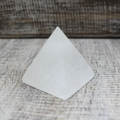 Selenite Pyramid Crystal - Oneness emporium