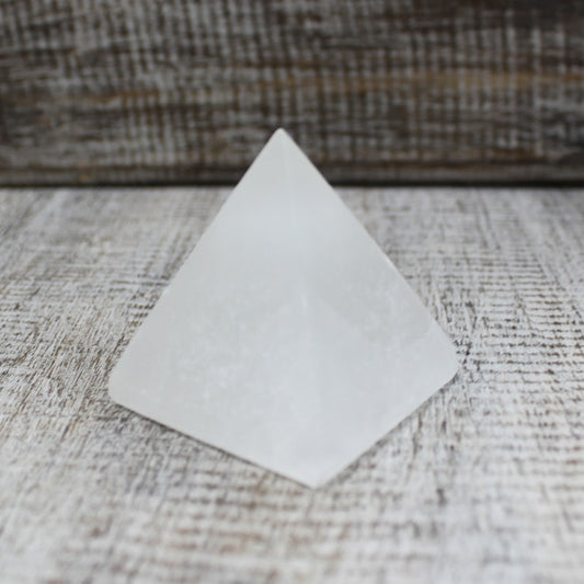 Selenite Pyramid Crystal