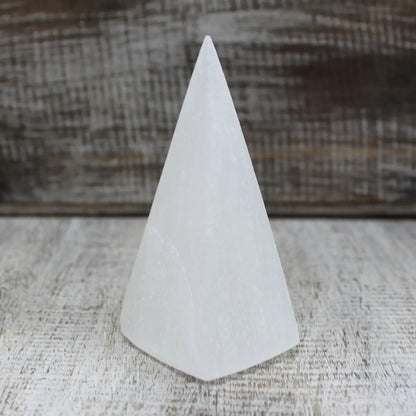Selenite Pyramid Crystal - Oneness emporium