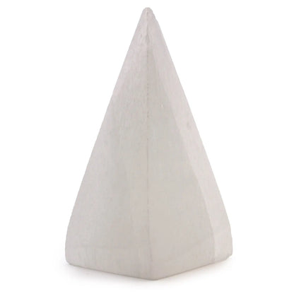 Selenite Pyramid Crystal - Oneness emporium