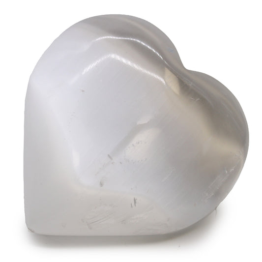 Selenite Heart Crystal