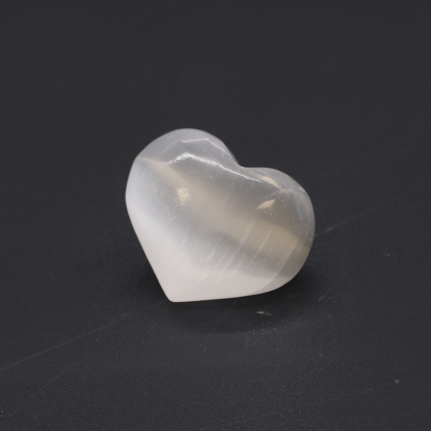 Selenite Heart Crystal