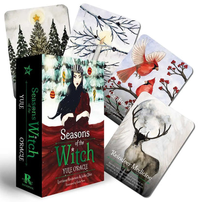 Seasons of the Witch: Yule Oracle: 44 Gilded Cards and 144-Page Book - Oneness emporium
