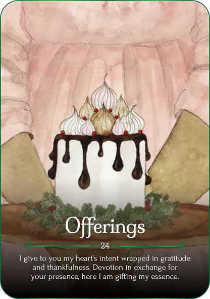 Seasons of the Witch: Yule Oracle: 44 Gilded Cards and 144-Page Book - Oneness emporium