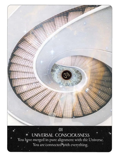 Starlight Frequencies Oracle: The Knowledge You Seek is Seeking You - 44 cards and 60pp guidebook - Oneness emporium