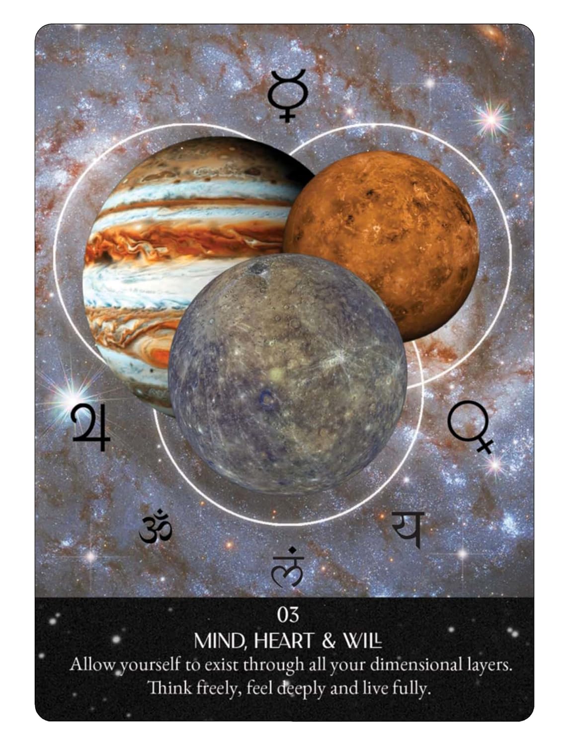 Starlight Frequencies Oracle: The Knowledge You Seek is Seeking You - 44 cards and 60pp guidebook