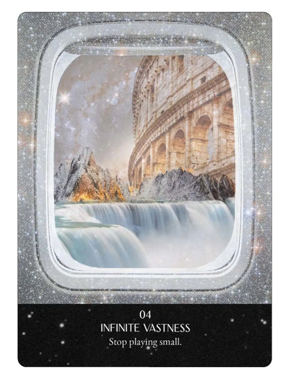 Starlight Frequencies Oracle: The Knowledge You Seek is Seeking You - 44 cards and 60pp guidebook - Oneness emporium