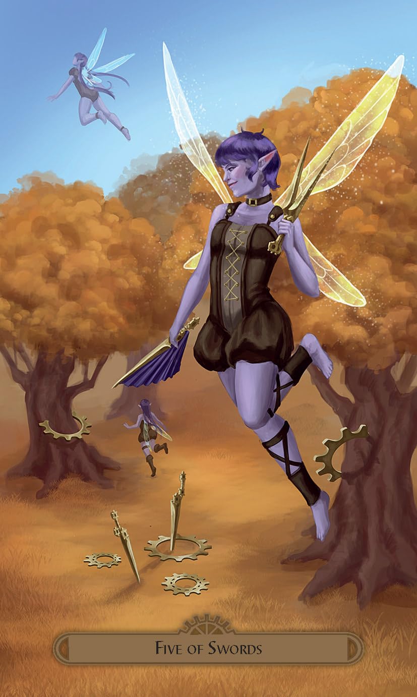 Steampunk Faerie Tarot Cards – 8 Oct. 2024