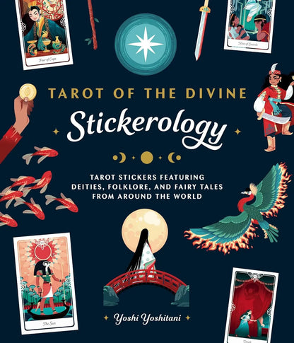 Tarot of the Divine Stickerology: Tarot Stickers Featuring Deities, Folklore, and Fairy Tales from Around the World: Tarot stickers for journals, water bottles, laptops, planners, and more - Oneness emporium