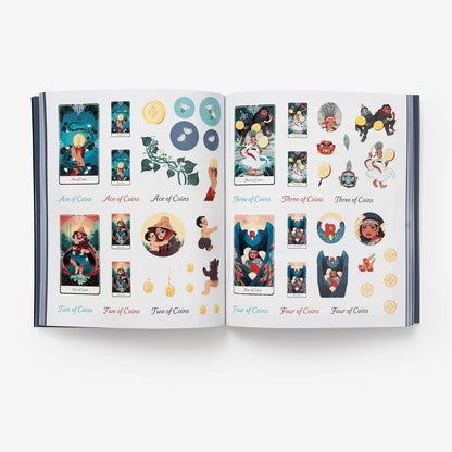 Tarot of the Divine Stickerology: Tarot Stickers Featuring Deities, Folklore, and Fairy Tales from Around the World: Tarot stickers for journals, water bottles, laptops, planners, and more - Oneness emporium