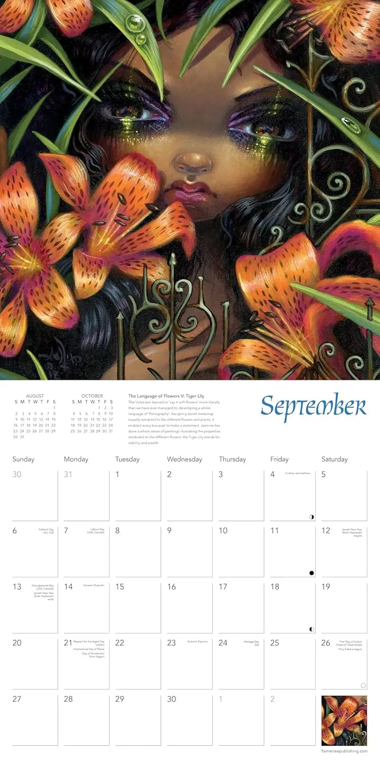 Strangeling by Jasmine Becket-Griffith Wall Calendar 2026 (Art Calendar) - Oneness emporium