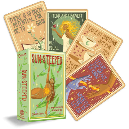 SUN-STEEPED A Golden Hour-Infused Affirmation Deck - Oneness emporium