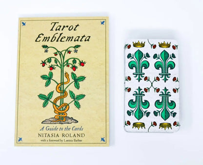 Tarot Emblemata: Decoding Magical Symbolism (83 Full-Color Cards and 192-Page Guidebook) - Oneness emporium