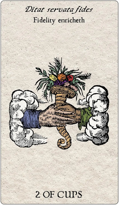 Tarot Emblemata: Decoding Magical Symbolism (83 Full-Color Cards and 192-Page Guidebook) - Oneness emporium