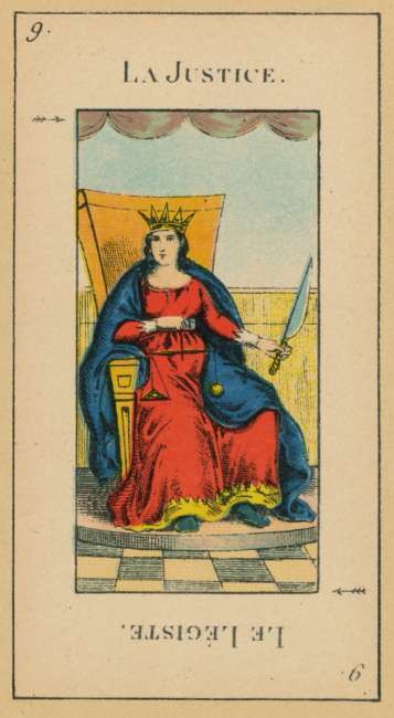 Tarot Etteilla Anima Antiqua limited edition tarot deck inspired by historic 19th century Etteilla tarot.