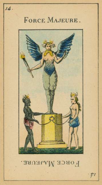 Tarot Etteilla Anima Antiqua limited edition tarot deck inspired by historic 19th century Etteilla tarot.