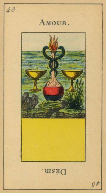 Tarot Etteilla Anima Antiqua limited edition tarot deck inspired by historic 19th century Etteilla tarot.