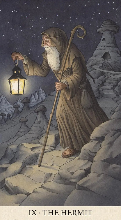 Tarot of the Longest Dream deck with surreal detailed artwork and guidebook.
