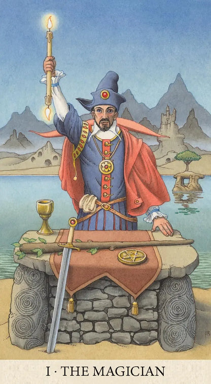 Tarot of the Longest Dream deck with surreal detailed artwork and guidebook.