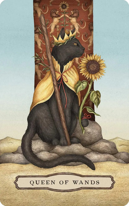 Tarot of the Woodland Wardens deck with woodland animals and botanical artwork.