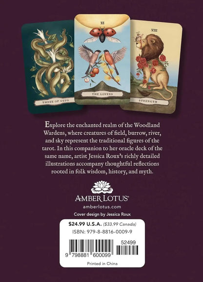 Tarot of the Woodland Wardens deck with woodland animals and botanical artwork.
