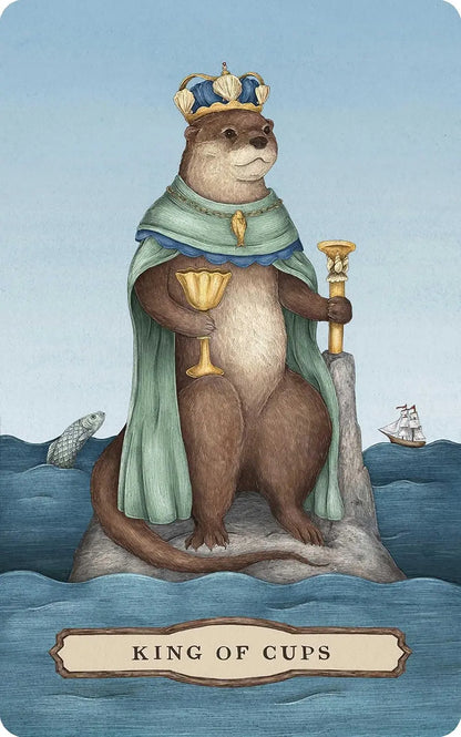 Tarot of the Woodland Wardens deck with woodland animals and botanical artwork.